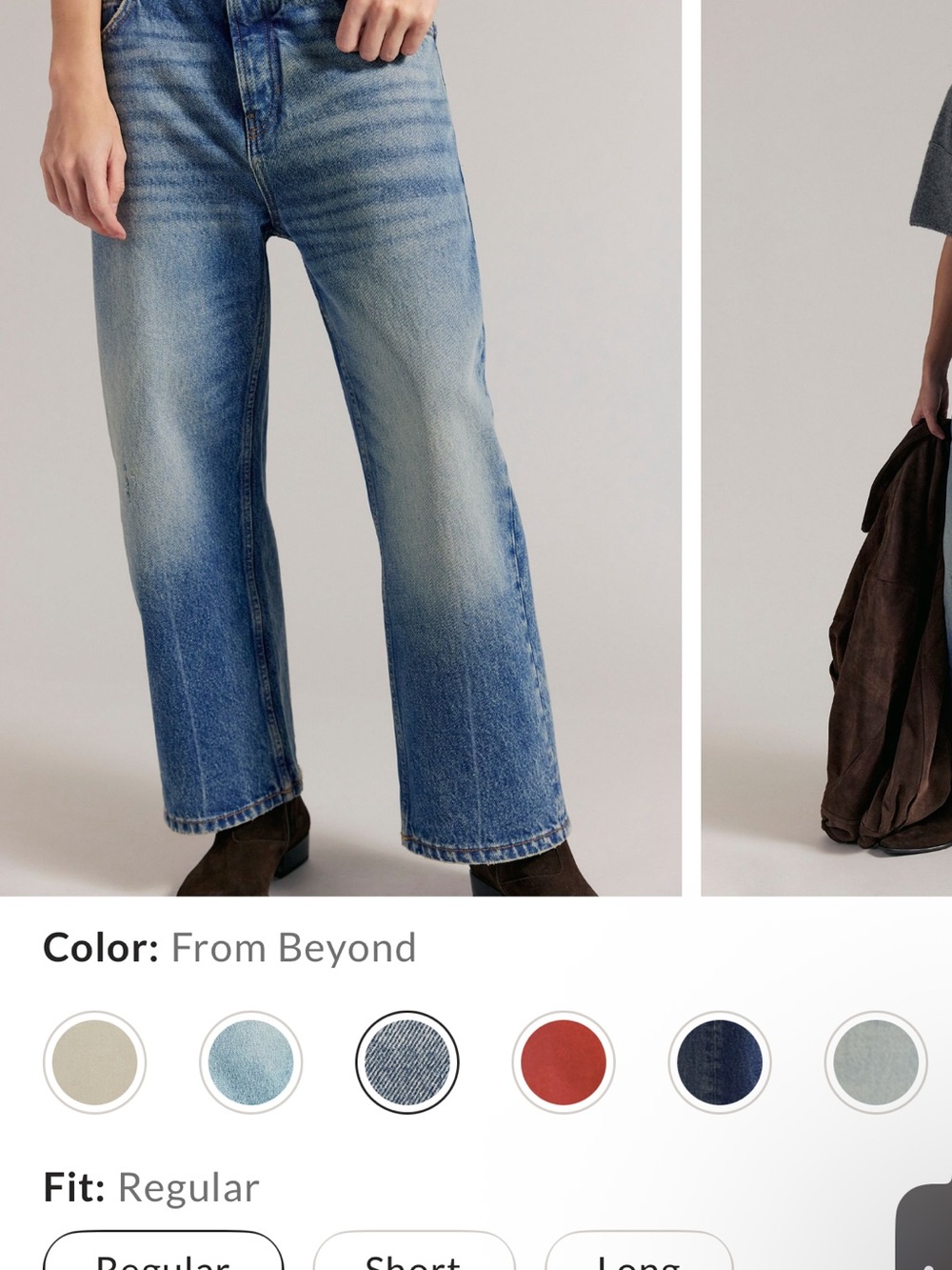 We The Free Straight Leg Jeans in Light Blue Wash